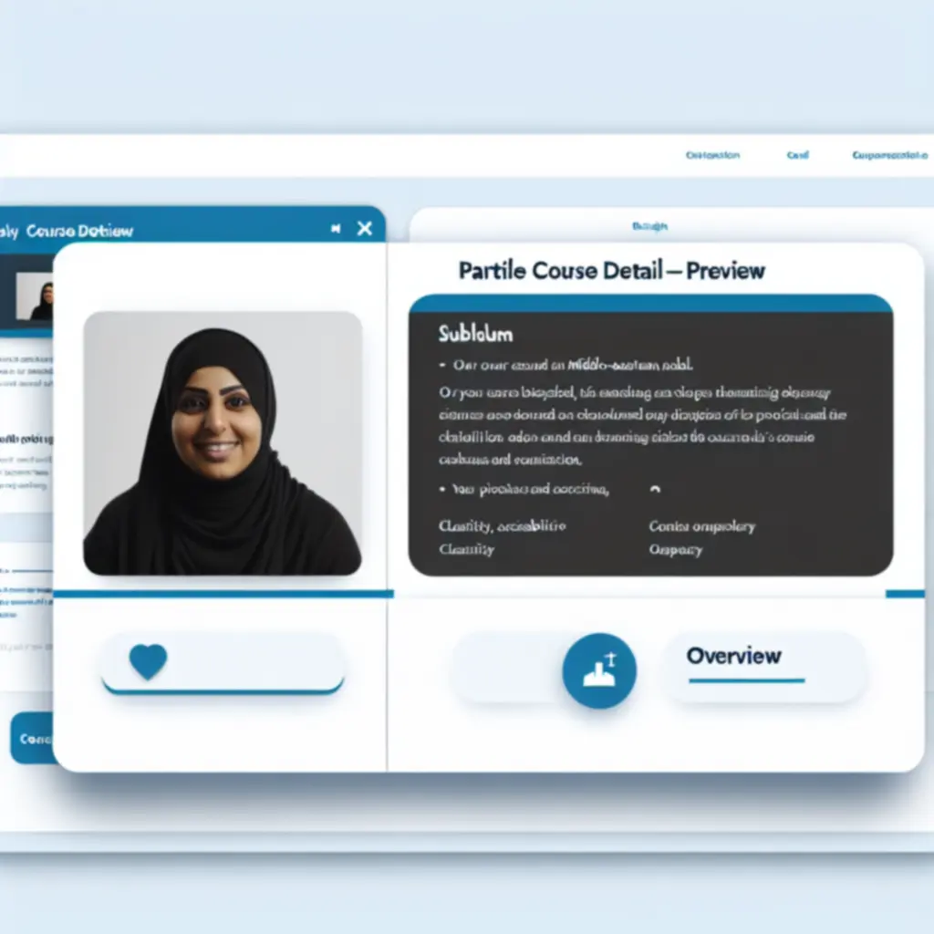 Tanfolyam előnézet oktató fotóval és tananyag részleteivel